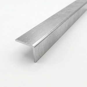 Profilé L en aluminium brut sur mesure