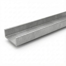 Perfil U en aluminio bruto - John Steel