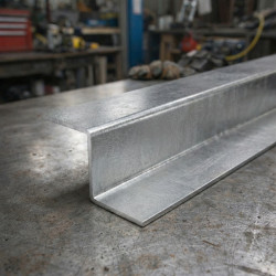 Z-Profil Aluminium roh foliert - Alu-Übergangsprofil mit Schutzfolie