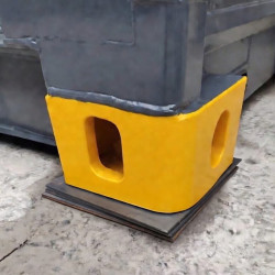 Custom-made raw steel shim plate - strength and leveling