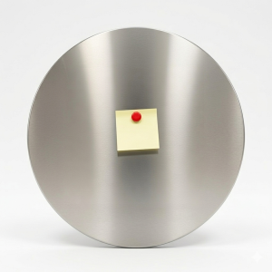 Lavagna inox magnetica rotonda su misura | John Steel