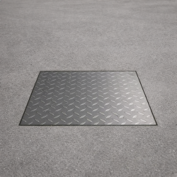 Tapa de registro cuadrada de acero inoxidable – John Steel