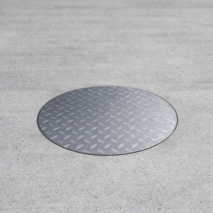 Tapa redonda de acero inoxidable – John Steel