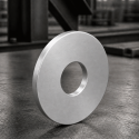 Rondelle aluminium brossé anti-traces