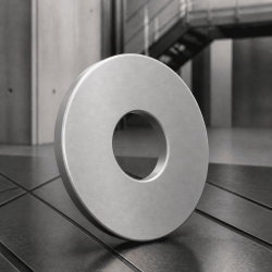 Arandela de aluminio cepillado anodizado antihuellas a medida