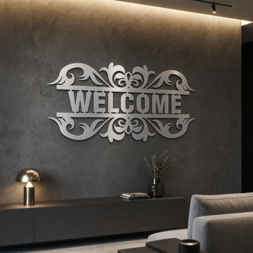 Panoramische welcome wanddecoratie op maat | John Steel