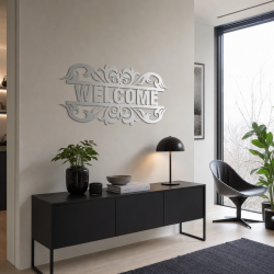 Decoración de pared Welcome panorámica a medida | John Steel