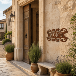 Decorazione murale Welcome panoramica su misura | John Steel