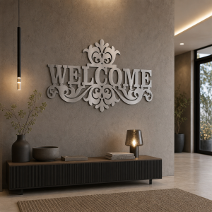 Decorazione murale Welcome panoramica su misura | John Steel