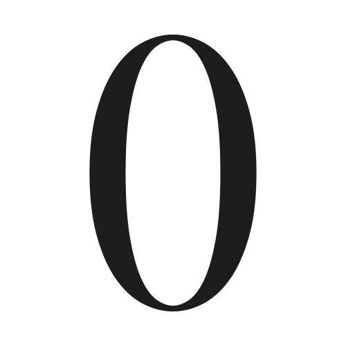 Numéro de maison oranienbaum sur mesure : chiffre 0 - John Steel