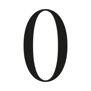 Numéro de maison oranienbaum sur mesure : chiffre 0 - John Steel