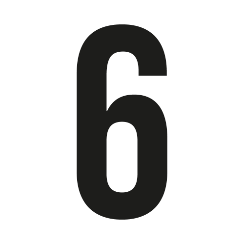 Número de casa Bebas neue a medida: 6| John Steel