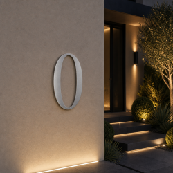Numéro de maison oranienbaum sur mesure : chiffre 0 - John Steel