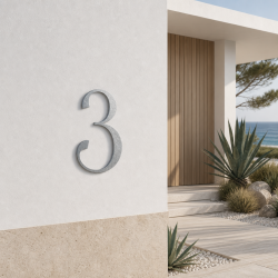 Numéro de maison oranienbaum sur mesure : chiffre 3 - John Steel