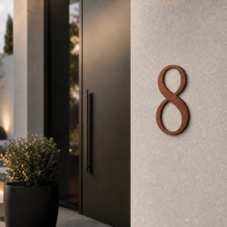 Número de casa oranienbaum personalizado: número 8| John Steel