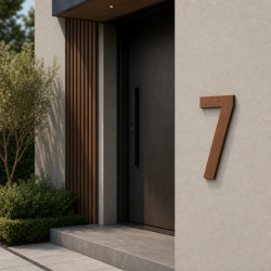 Numéro de maison Bebas neue sur mesure : 7 | John Steel