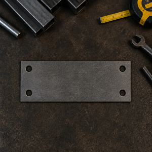Placa de fixação em aço bruto sob medida | John Steel