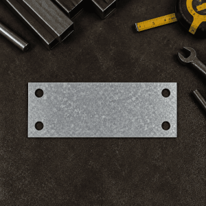 Custom galvanized steel mounting plate | John Steel