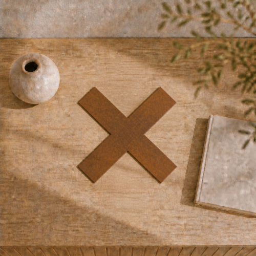 Croix en acier corten sur mesure | Découpe laser John Steel