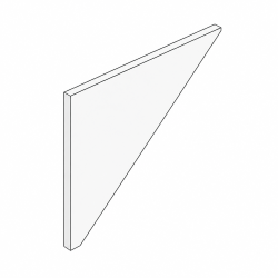 Custom-made galvanized steel reinforcement triangle | John Steel