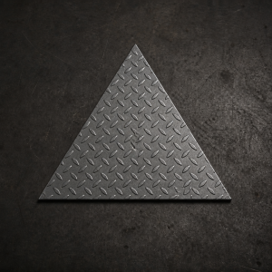 Triangle en acier larmé sur mesure - John Steel