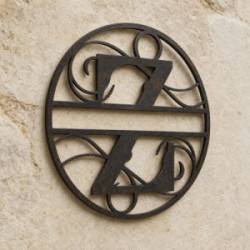 Gepersonaliseerd metalen monogram letter Z