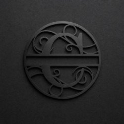 Monogramme lettre C en métal sur mesure