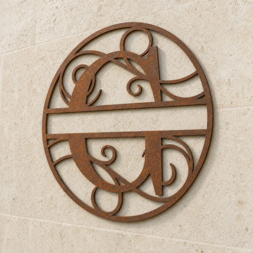 Custom metal letter G monogram