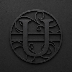 Monogramme lettre U en métal sur mesure
