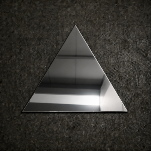Triangle inox miroir sur mesure | Découpe de précision John Steel