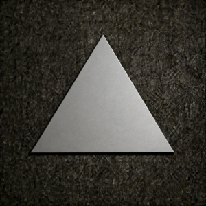 Triangolo in acciaio inox marino grezzo su misura | John Steel
