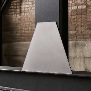 Trapèze en inox marin brut et brillant sur mesure | John Steel