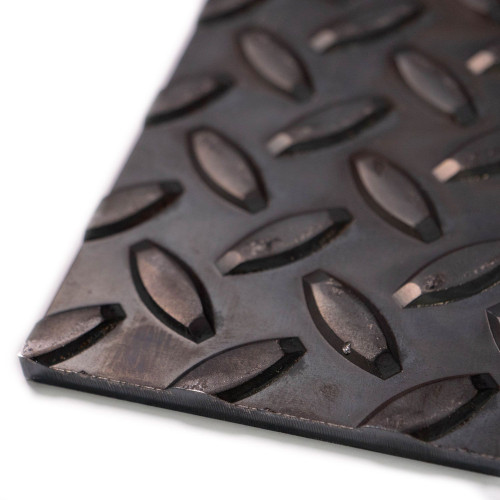 Raw Steel Tread Plate laser cut online service
