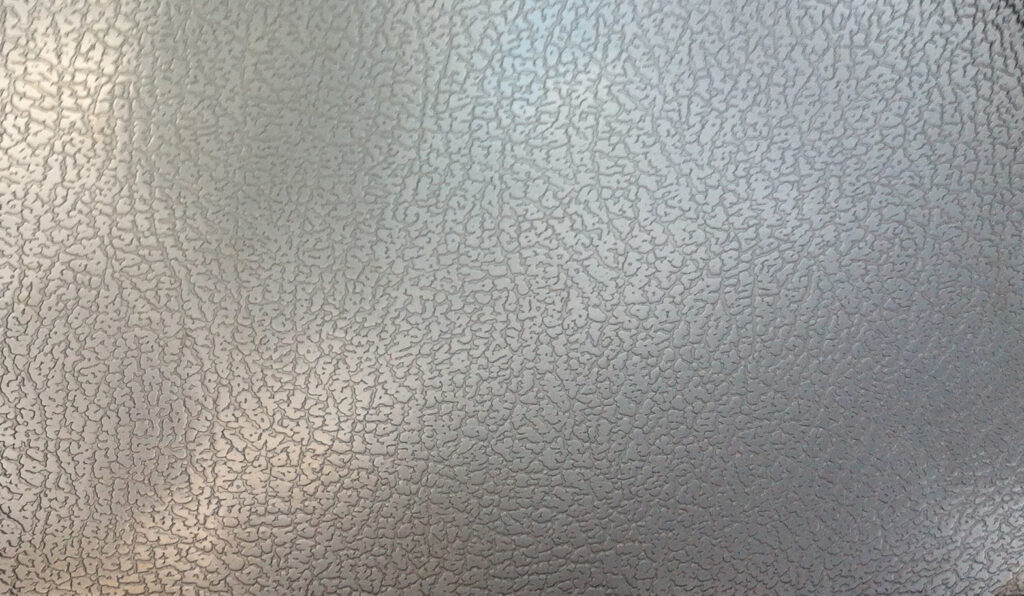 Inox décoratif texture cuir
