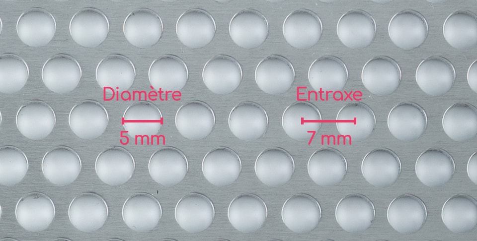 Infos techniques aluminium perforé