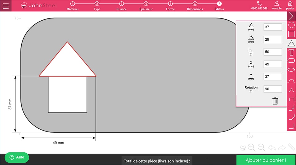 Formes complexes maison