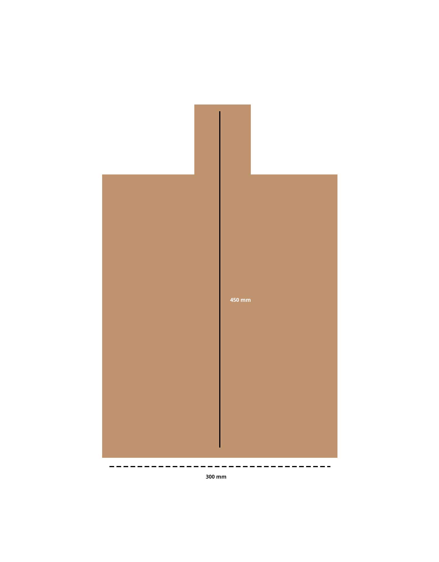 croquis-planche-à-découper-en-bois-sur-mesure