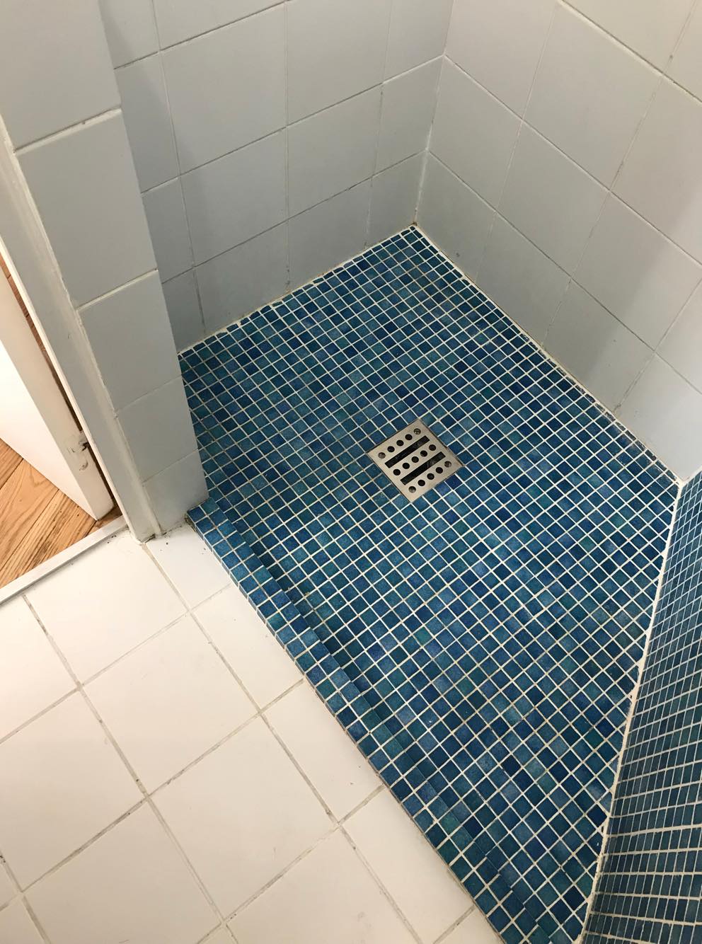 Grille de douche - Inox brossé