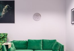 Create your custom mirror stainless steel wall clock