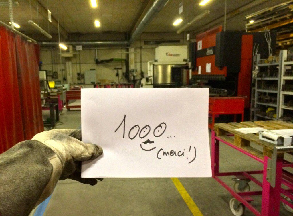1000. Bestellung… 1000 Dankeschöns