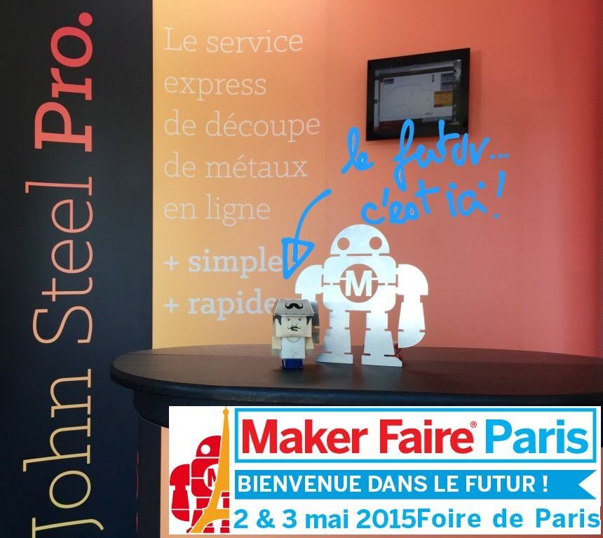 Wir werden auf der Maker Faire Paris 2015 dabei sein !!