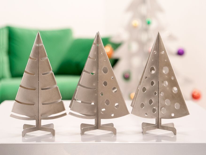 4 Ideias de Árvore de Natal em Metal