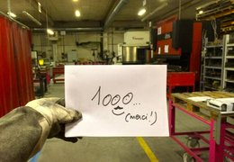 1000e bestelling… 1000 bedankjes