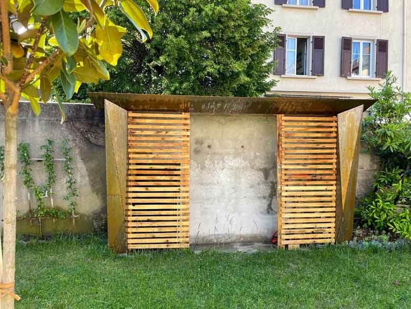 Des aménagements de jardin en métal sur-mesure !