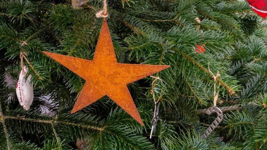 Décoration en métal pour sapin de Noël