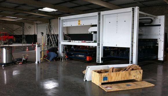Déménagement du laser J5 : installation