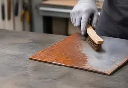 Comment enlever la rouille sur votre plaque de métal ?