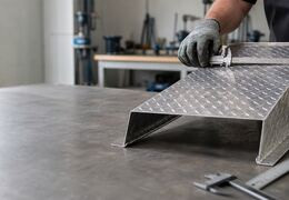 Comment fabriquer une descente en alu antidérapant ?
