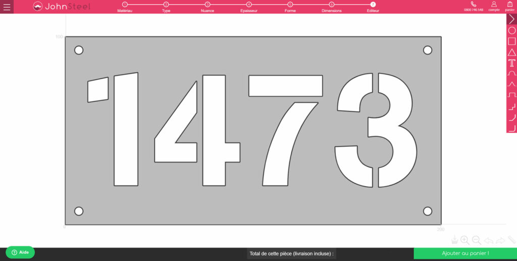 Réaliser son numéro de maison personnalisé en métal