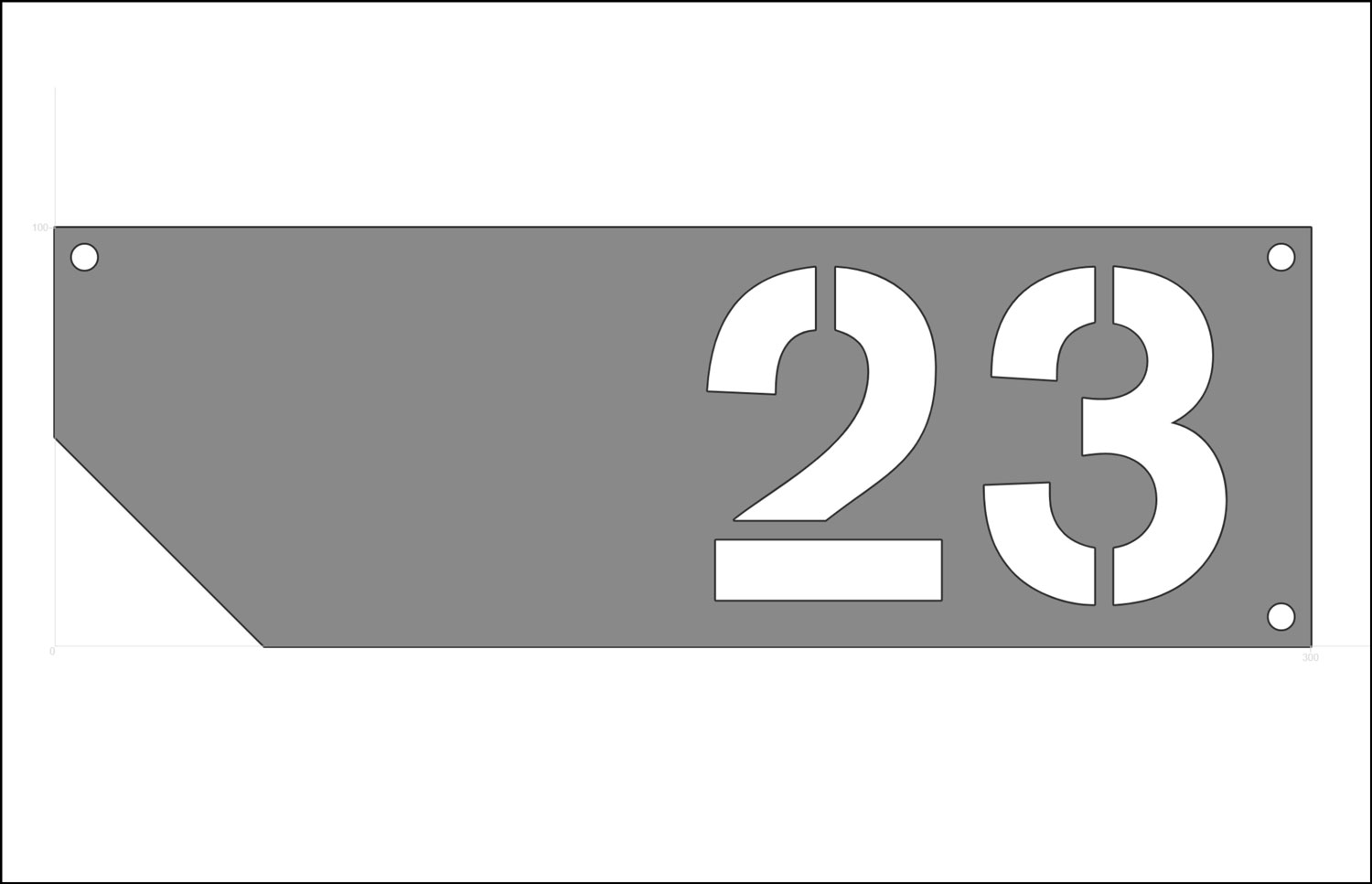 Réaliser son numéro de maison personnalisé en métal